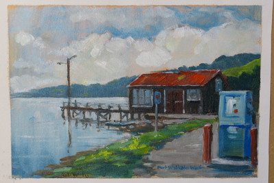 Port Waikato
8" x 12"
Oil on paper